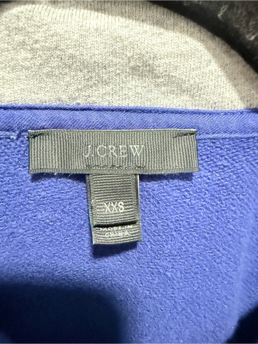 J. Crew half zip neckline sporty Pullover XXS - Picture 2 of 9